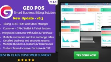 Geo POS v7.1 Nulled - Point of Sale, Billing and Stock Manager Application Script