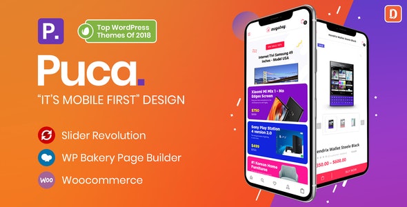 Puca v2.4.11 – Optimized Mobile WooCommerce Theme  NuLLed Free DownLoad  – NullDown.com